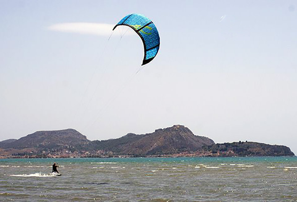 Kite surfing